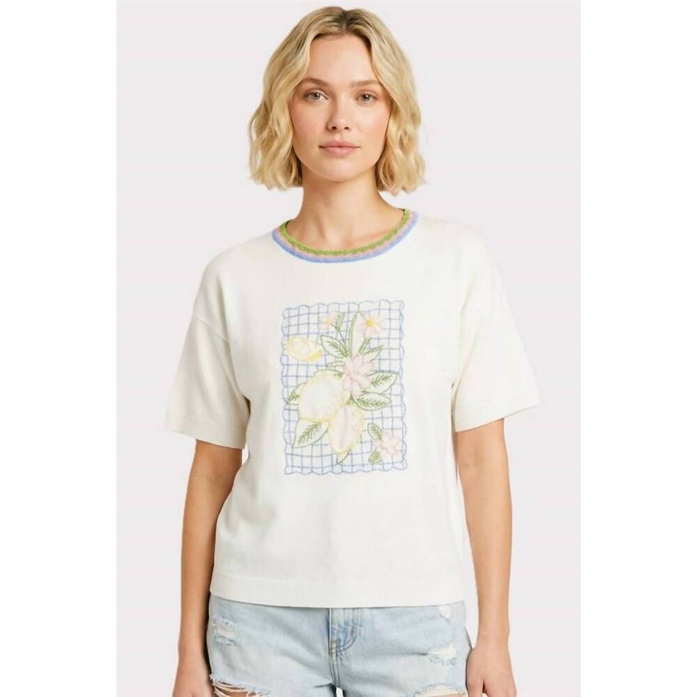 NEW STACCATO lemoni top in yellow